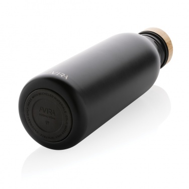 Logo trade promotional giveaway photo of: Avira Alcor RCS Re-steel single wall water bottle 600 ML