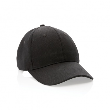 Logo trade promotional giveaways picture of: Impact 6 panel 280gr Recycled cotton cap with AWARE™ tracer
