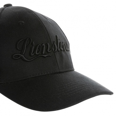 Logo trade promotional merchandise picture of: Impact 6 panel 280gr Recycled cotton cap with AWARE™ tracer