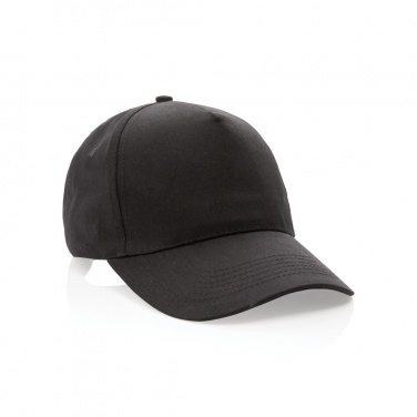 Logo trade corporate gifts picture of: Impact 5 panel 190gr Recycled cotton cap with AWARE™ tracer