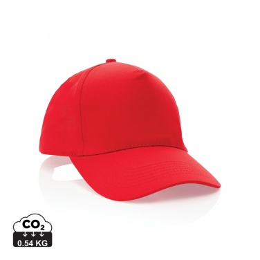 Logotrade promotional items photo of: Impact 5 panel 190gr Recycled cotton cap with AWARE™ tracer