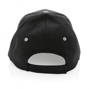 Logo trade promotional item photo of: Impact AWARE™ Brushed rcotton 6 panel contrast cap 280gr