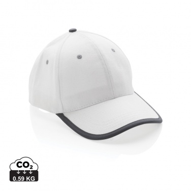 Logo trade promotional merchandise picture of: Impact AWARE™ Brushed rcotton 6 panel contrast cap 280gr