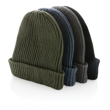 Logotrade promotional giveaway picture of: Impact AWARE™  Polylana® double knitted beanie