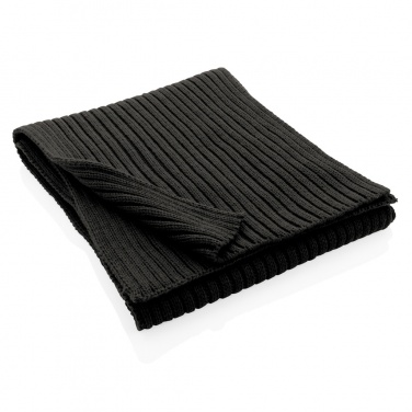 Logotrade promotional products photo of: Impact AWARE™ Polylana® knitted scarf 180 x 25cm