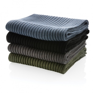 Logotrade corporate gifts photo of: Impact AWARE™ Polylana® knitted scarf 180 x 25cm
