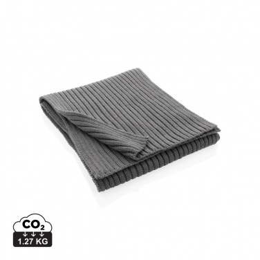 Logo trade promotional giveaways picture of: Impact AWARE™ Polylana® knitted scarf 180 x 25cm