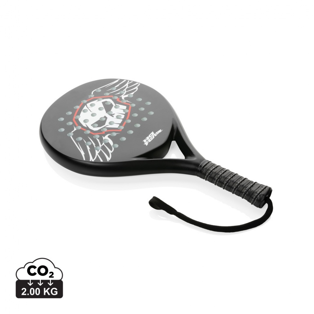 Logo trade business gifts image of: No Fear Fiber Glass Padel Racket