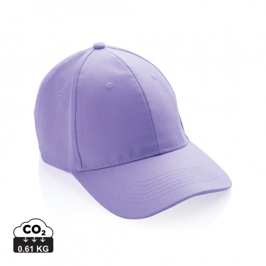 Logo trade promotional merchandise photo of: Impact 6 panel 280gr Recycled cotton cap with AWARE™ tracer