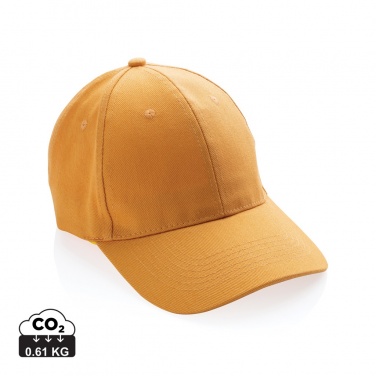 Logo trade promotional giveaways picture of: Impact 6 panel 280gr Recycled cotton cap with AWARE™ tracer