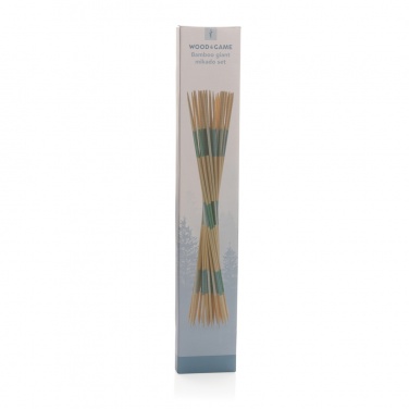 Logo trade promotional giveaways image of: Bamboo giant mikado set
