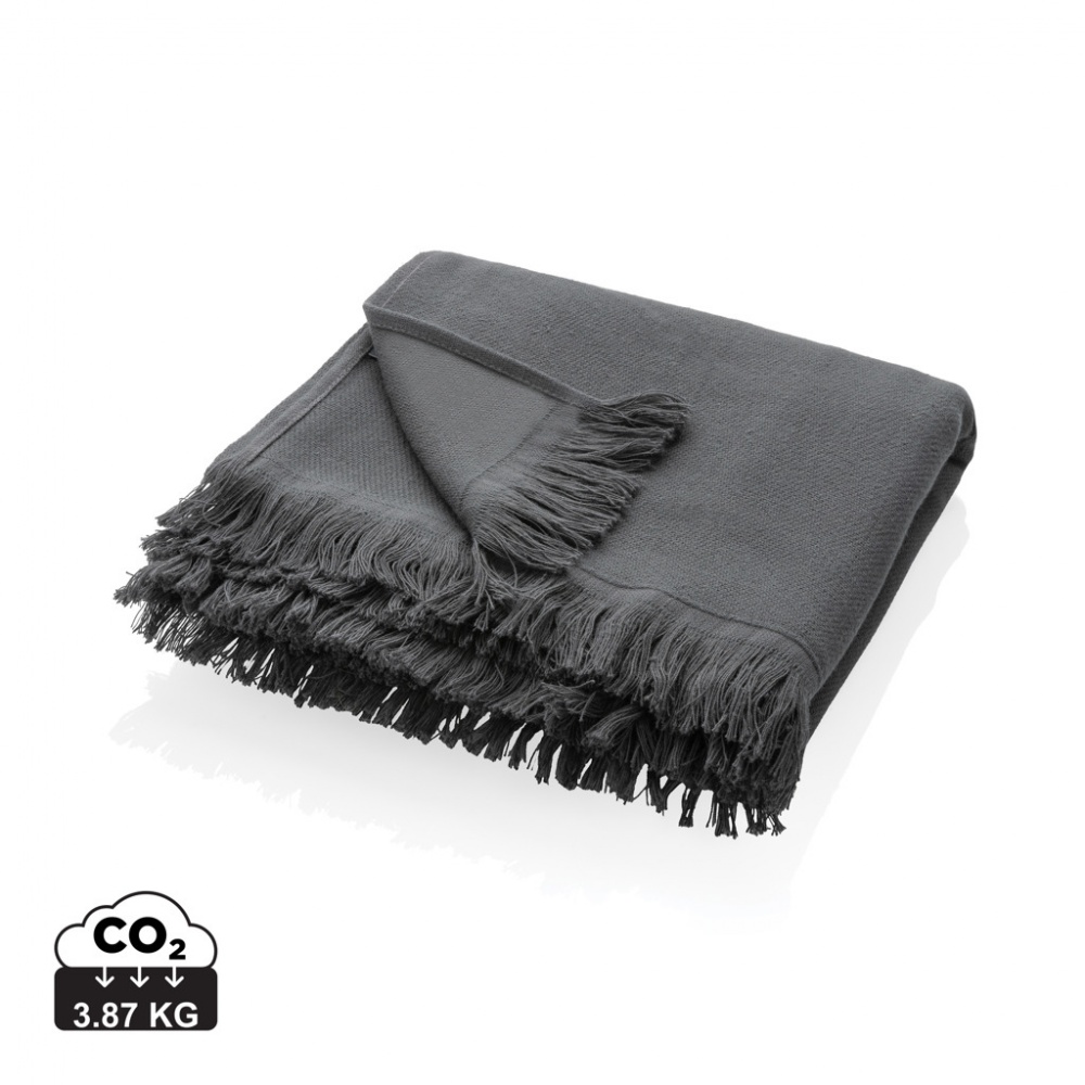 Logo trade promotional item photo of: Ukiyo Keiko AWARE™ solid hammam towel 100x180cm
