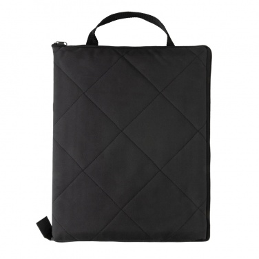 Logo trade advertising product photo of: Impact Aware™ RPET foldable quilted picnic blanket