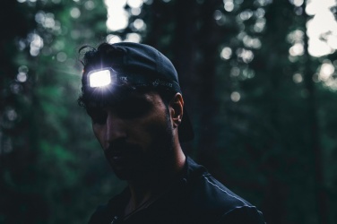 Logo trade promotional giveaways image of: Gear X RCS rPlastic heavy duty head torch