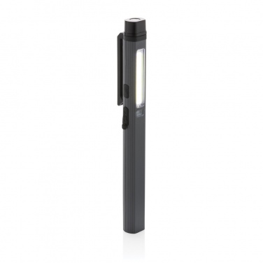Logo trade advertising product photo of: Gear X RCS recycled plastic USB rechargeable pen light