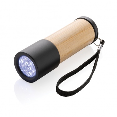 Logotrade promotional items photo of: Bamboo and RCS certfied recycled plastic torch