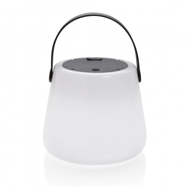 Logo trade corporate gifts picture of: SolarGlow RCS recycled ABS USB-rechargeable outdoor light