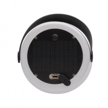 Logotrade promotional merchandise picture of: SolarGlow RCS recycled ABS USB-rechargeable outdoor light