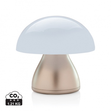 Logo trade corporate gift photo of: Luming RCS recycled plastic USB re-chargeable table lamp