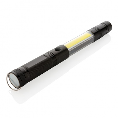 Logo trade promotional giveaway photo of: Large telescopic light with COB