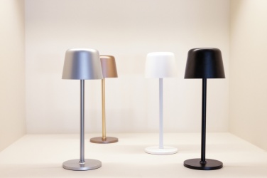 Logotrade advertising products photo of: Zenic RCS recycled plastic USB re-chargable table lamp