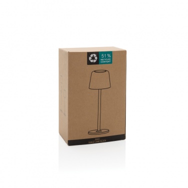 Logotrade promotional merchandise photo of: Zenic RCS recycled plastic USB re-chargable table lamp