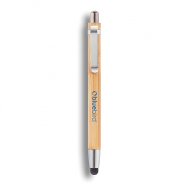 Logo trade promotional product photo of: Bamboo stylus pen