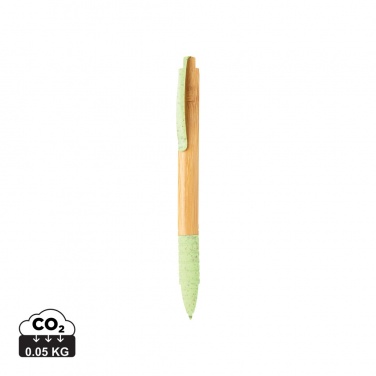 Logotrade promotional gift image of: Bamboo & wheat straw pen