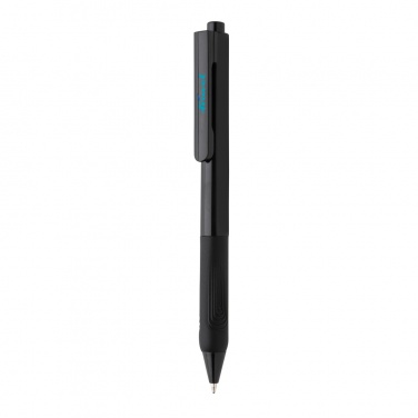 Logotrade promotional gift picture of: X9 solid pen with silicone grip