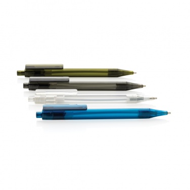 Logotrade promotional merchandise picture of: GRS RPET X8 transparent pen