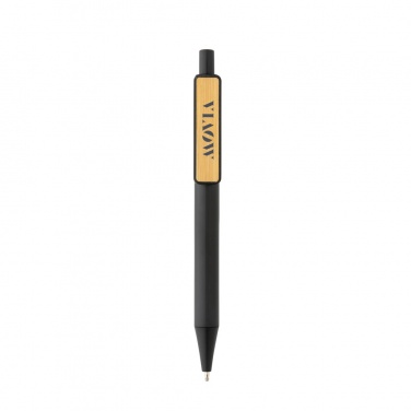 Logotrade promotional gift picture of: GRS RABS pen with bamboo clip