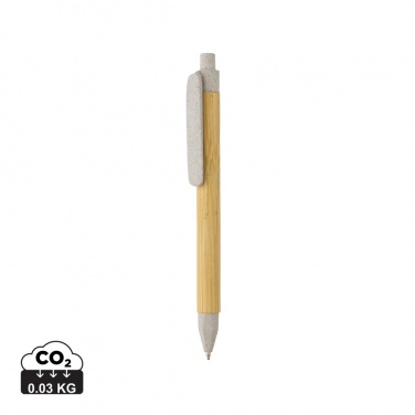 Logotrade advertising product image of: Write responsible recycled paper barrel pen