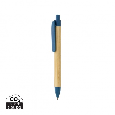 Logo trade promotional merchandise photo of: Write responsible recycled paper barrel pen