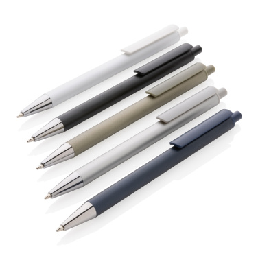 Logo trade promotional gifts image of: Amisk RCS certified recycled aluminum pen