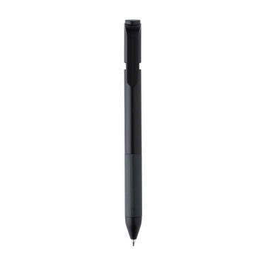Logo trade advertising products image of: TwistLock GRS certified recycled ABS pen