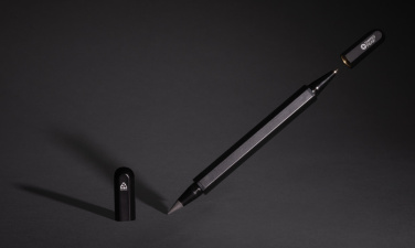 Logo trade promotional merchandise photo of: Swiss Peak Storm RCS recycled aluminum dual tip pen