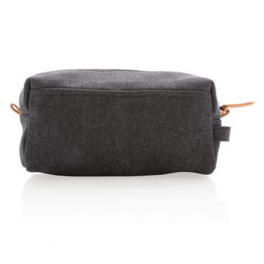 Logo trade promotional giveaways picture of: Canvas toiletry bag PVC free