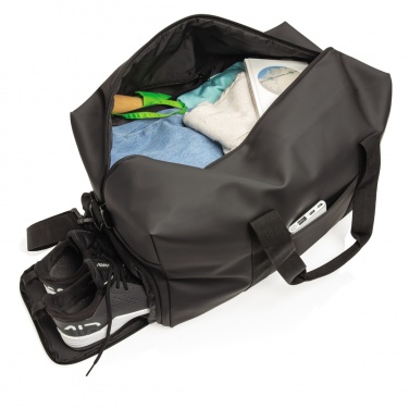 Logo trade promotional gift photo of: Smooth PU weekend duffle