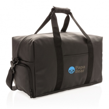 Logo trade business gift photo of: Smooth PU weekend duffle