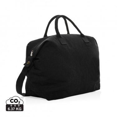 Logo trade advertising product photo of: Kezar AWARE™ 500 gsm recycled canvas deluxe weekend bag