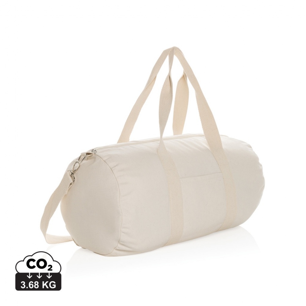 Logotrade promotional merchandise picture of: Impact Aware™ 285gsm rcanvas duffel bag undyed