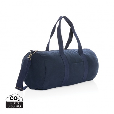Logo trade promotional giveaways picture of: Impact Aware™ 285gsm rcanvas duffel bag undyed