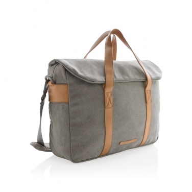 Logo trade corporate gifts picture of: Canvas laptop bag PVC free