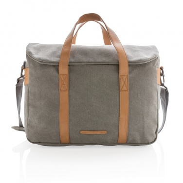 Logotrade promotional merchandise picture of: Canvas laptop bag PVC free