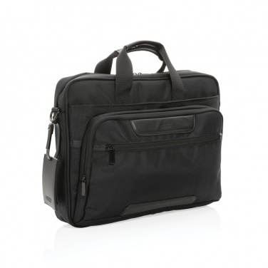 Logotrade promotional merchandise picture of: Swiss Peak AWARE™ RPET Voyager 15.6" laptop bag