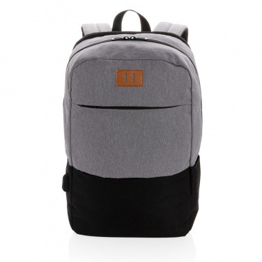 Logotrade promotional item picture of: Modern 15.6" USB & RFID laptop backpack PVC free