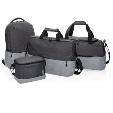 Logo trade promotional products image of: Duo colour RPET 15.6" RFID laptop backpack PVC free