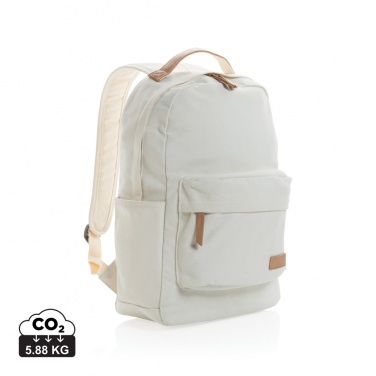 Logo trade advertising products picture of: Impact AWARE™ 16 oz. recycled canvas backpack