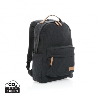 Logo trade promotional giveaways image of: Impact AWARE™ 16 oz. recycled canvas backpack