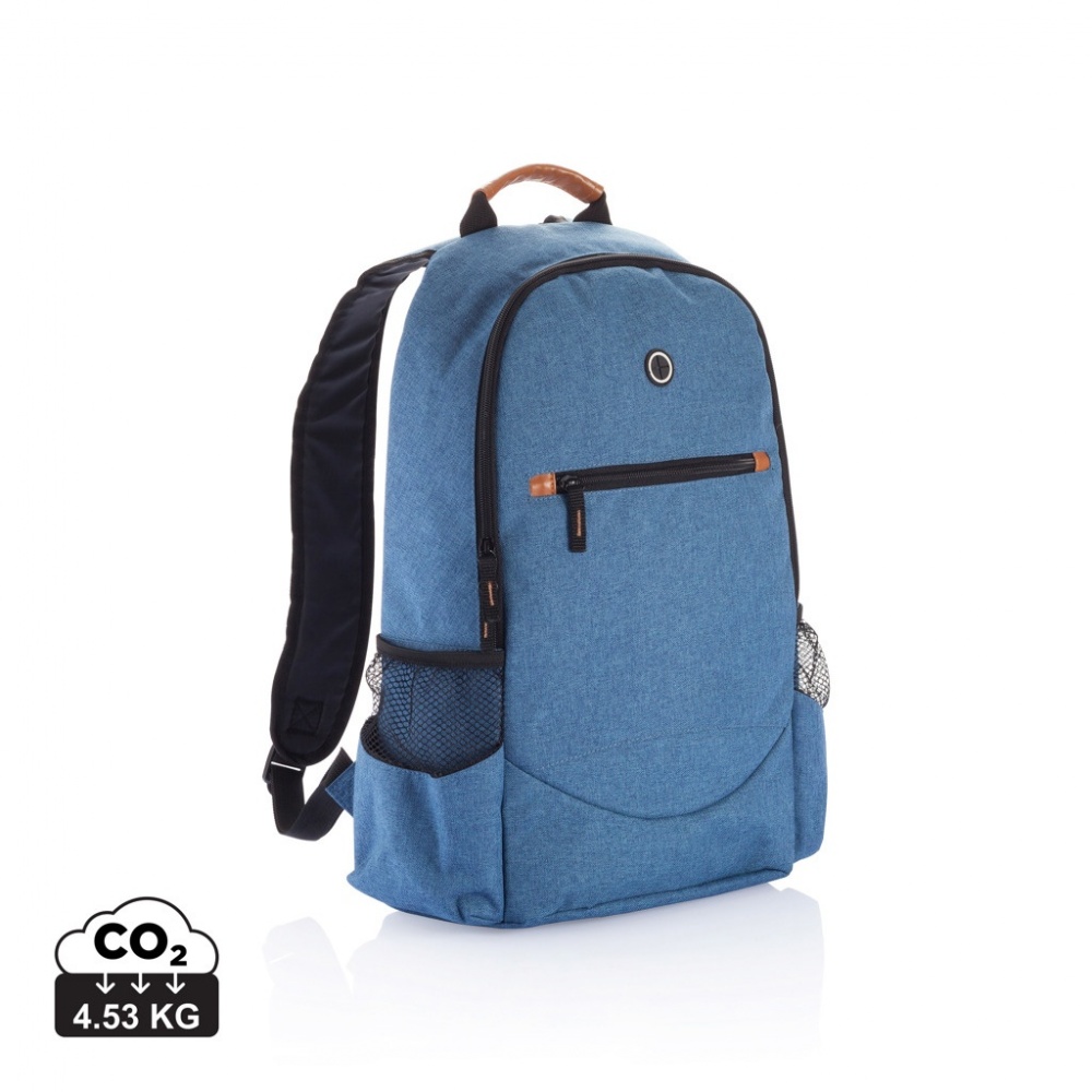 Logo trade promotional giveaway photo of: Fashion duo tone backpack